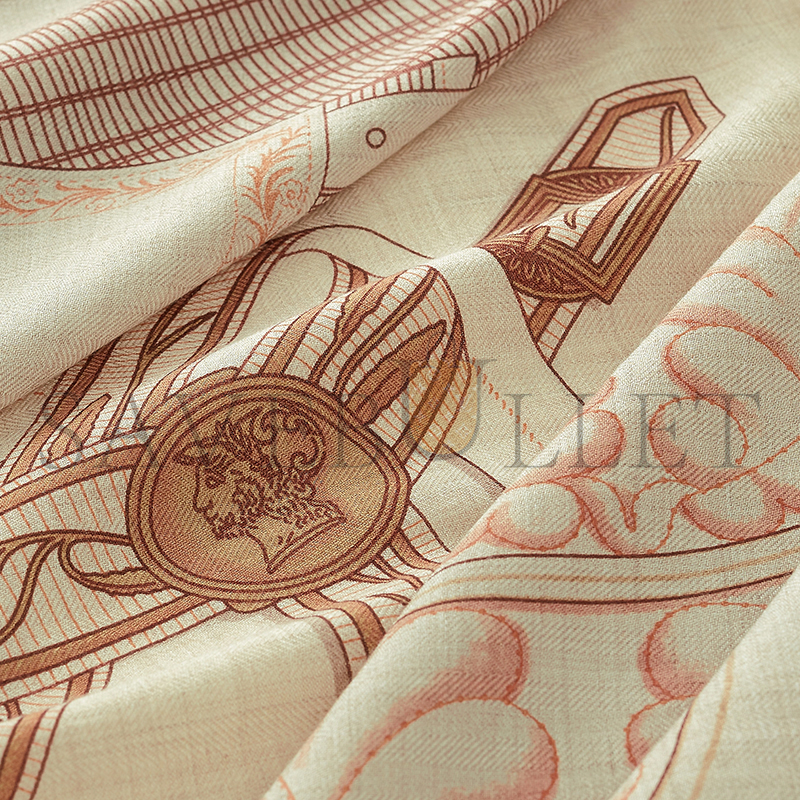 HERMES LETTRES EQUESTRES SHAWL 140 H244039S 01 (137*136cm)